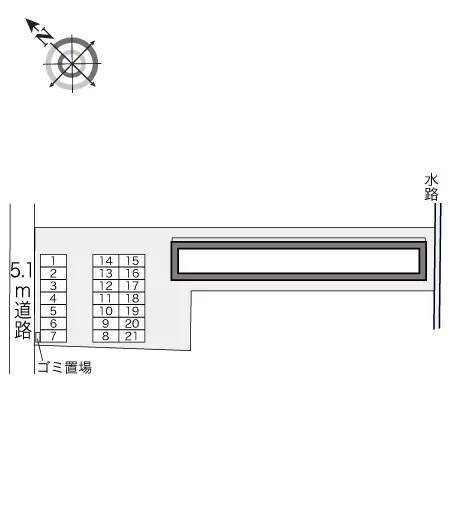 ★手数料０円★蒲郡市大塚町星越　月極駐車場（LP）